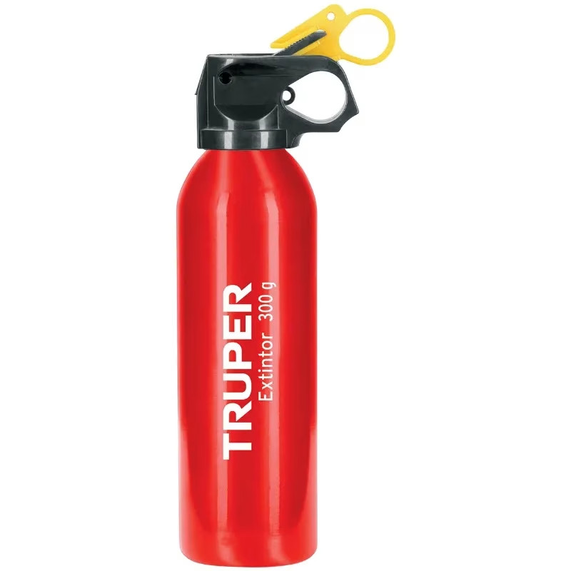 Extintor Desechables 300g Portatil Inc. Polvo Tipo ABC, Casas Autos, Truper 101173