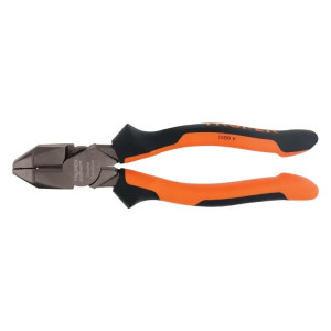 Alicate Universal Aislado Electricista 8" Comfort Grip, Alta Palanca, Truper 12350