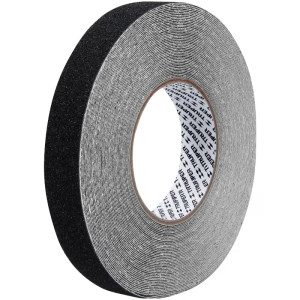 Cintas adhesivas antiderrapantes 1" x18m Negro Pisos y Rampas, Truper 101443
