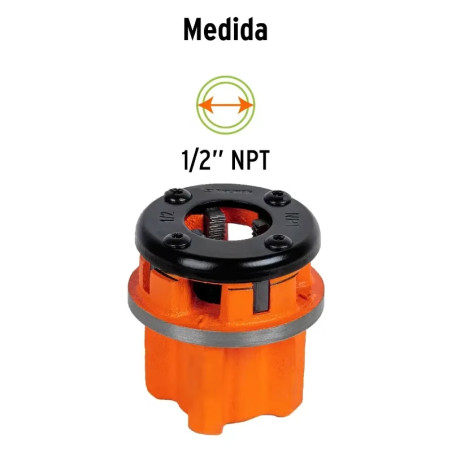 Dado para Tarraja 1/2" Cuerda 14 NPT Compatible con TA-850 TA851, D-850-1/2 13074 Truper
