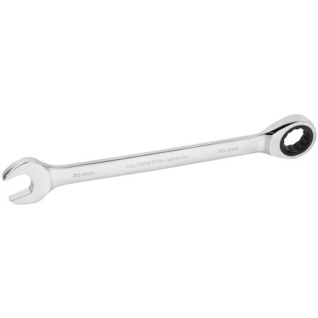 Llave Boca Mixta Ratchet 25mm ACrVanadio Truper 13626