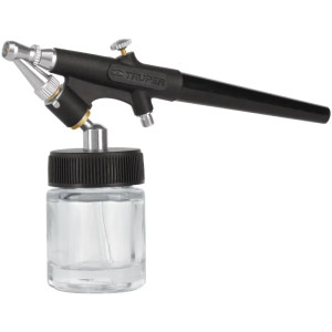 Pistolas de Pinturas 15ml Aerografica Succion AireFlujoControlado, AERO-8 Truper 11861