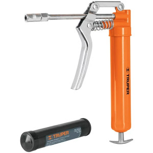 Mini Engrasadora 3oz 2100 lb/pulg2 con Cartucho, Extension Flexible y Rigida, GRAS-13 14911 Truper