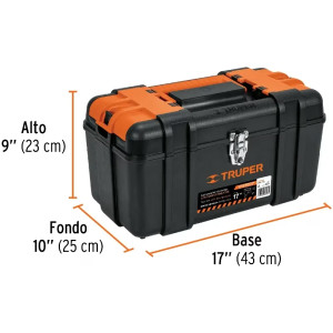 Cajas para Herramientas 17" 43x25x23cm Industrial Truper 102434