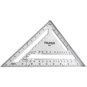 Escuadras para Muros de Yeso 12" x5mm AluminioLigero, Truper 15132