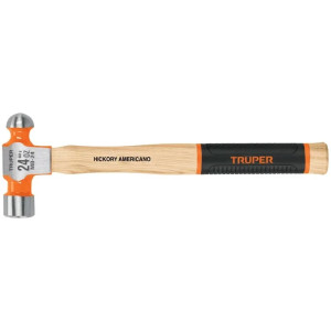 Martillo 24oz de Bola Boca1-1/2" Mango15", Grabado Laser Antiderrapante, MB-24 16903 Truper
