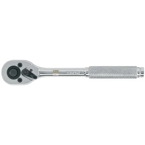 Ratchet Matraca de Liberacion Rapida, Cabeza de Pera, Encastre 1/4" Largo 5 1/8", Acero al cromo vanadio, M-4749-N 13214 Truper