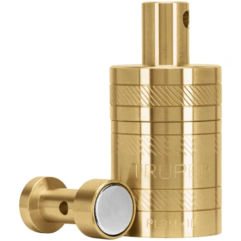 Plomada de Laton con Centro 336g, Para Uso en plomeria y construccion, PLOM-1L 17067 Truper