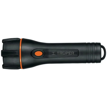 Linternas LED 180lm AltaIntensidad 200m 40H 2PilasD Truper 13019