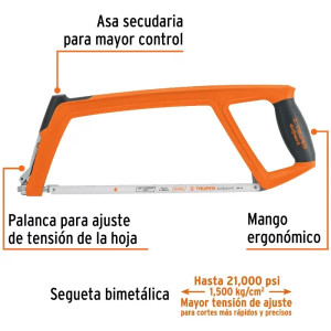 Arco de Sierra Profesional 12" Alta Tensión, Truper 10232