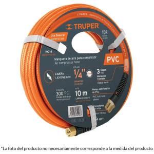 Mangueras para compresor 3/8" x15m PVC Truper 10894