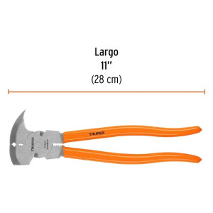 Alicate de Hacendado 11" Mango de PVC, Truper 17354