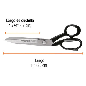Tijeras para Sastre 11" Industrial Textil Pollerias Truper 102945