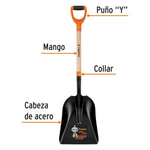 Lampas Carbonera T-2000 43-3/4" 32x58x111cm PuñoY ComfortGrip Truper 17164