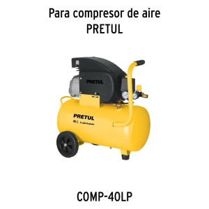 Ruedas para compresores Grupo 4, 2 pzas, Truper 102080