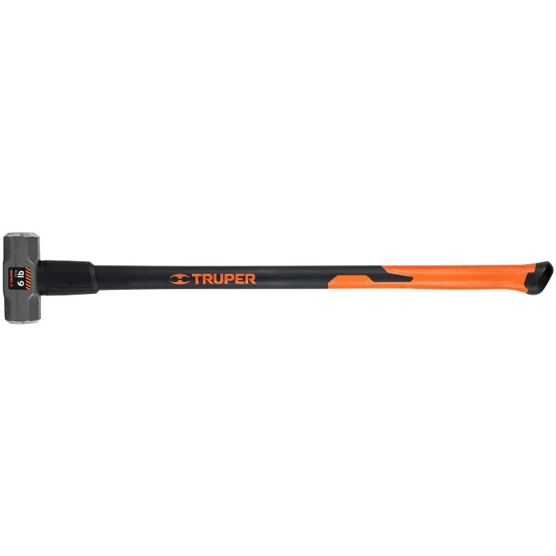 Combas 6lb Octagonales Mango36" Fibra de Vidrio, Cara Maquinada, MD-6F 19884 Truper