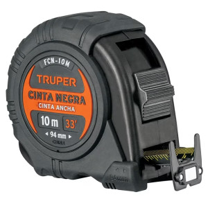 Winchas Flexometro Cinta Negra 10M TPR ABS Truper 103057