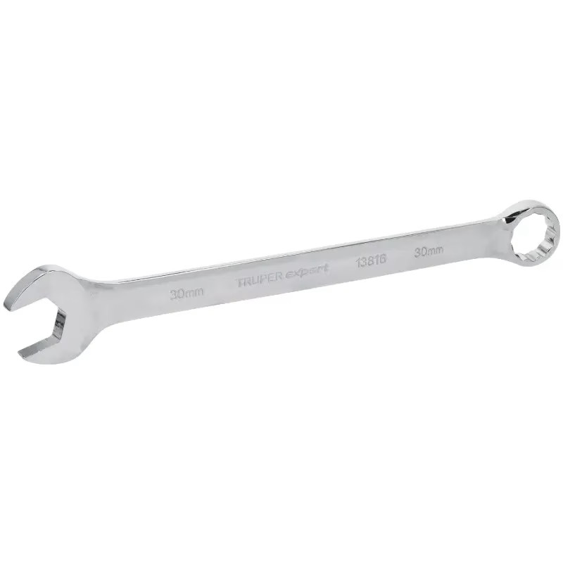 Llave Boca Mixta 30mm Combinada CrVanadio ELarga Truper 13816