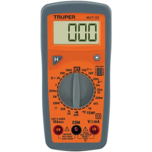 Multitester Digital, MUT-33 10401 Truper