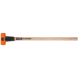 Combas 6lb Octagonales Mango36" Cara Maquinada con protector termoplastico, MD-6M 16509 Truper