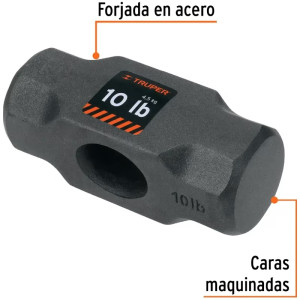 Cabezas de Comba Octagonal 10 Lb Ojillo Ovalado Truper 10589