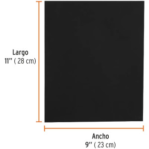 Lijas de Agua G1000 x25u 230x280mm CarburoSilicio Truper 11632