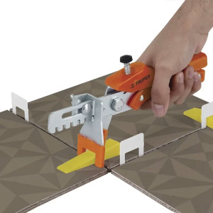 Sistema de nivelacion Niveladores para Azulejos Porcelanatos Pinza Anclas y Cuñas Truper 100515