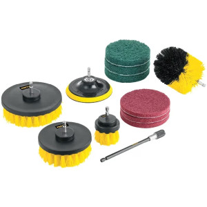 Juego 12 accesorios de limpieza y asentado para taladro Pretul 27191