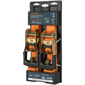 Sujetadores c/matraca 1500kg L5mx38mm 2Piezas, Truper 101831