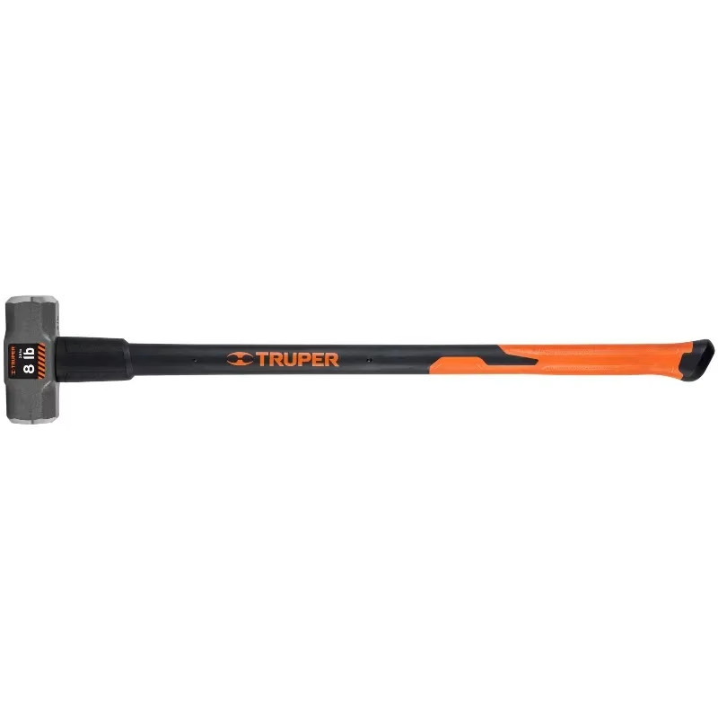 Combas 8lb Octagonales Mango36" Fibra de Vidrio, Cara Maquinada, MD-8F 16538 Truper