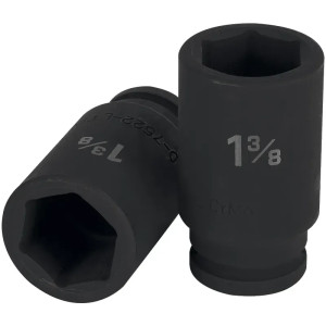 Dados 1-3/8" E3/4 Impacto Tubulares Hexagonales CrMolibdeno, Truper 12440