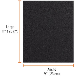 Lijas para Metal G50 x25u 230x280mm Oaluminio Truper 11601