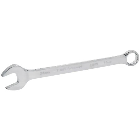 Llave Boca Mixta 34mm Combinada CrVanadio ELarga Truper 13819