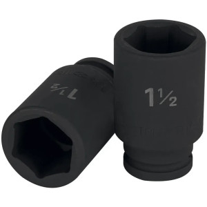 Dados 1-1/2" E3/4 Impacto Tubulares Hexagonales CrMolibdeno, Truper 12442