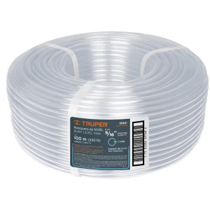 Manguera de Nivel 5/16" Espesor 1mm, 100 Metros Peso 3.5Kg, MAN-5/16N 19861 Truper