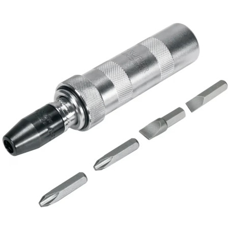 Desarmadores de impacto 4 puntas AceroS2 Adaptador 3/8" Expert Truper 101176