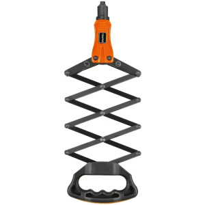 Remachadora Tipo Acordeon, 5 Boquillas 1/8 5/32 3/16 15/64 1/4 Pulgada incluye Llave, RE-AC 17962 Truper