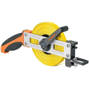 Wincha Metalica, Tipo Cruceta 50 Metros, Mango Ergonomico, CRUCE-50 12649 Truper