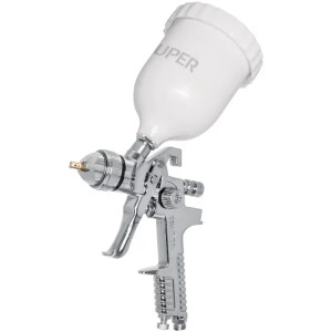 Pistolas de Pinturas Gravedad 500ml HVLP T1.7mm VM A20-24cm, PIPI-441 Truper 12129