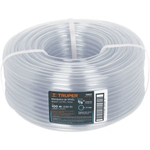 Manguera de Nivel 3/8" Espesor 1mm, 100 Metros Peso 4.1Kg, MAN-3/8N 19862 Truper