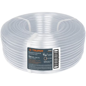 Manguera Industrial 5/16" Espesor 1.2mm, 100 Metros Peso 4.4Kg, MAN-5/16I 19866 Truper