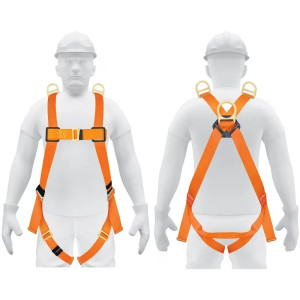 Arnes de Cuerpo Completo 3 Anillos Rescate y Contra Caídas, Carga 140kg, Truper 14433