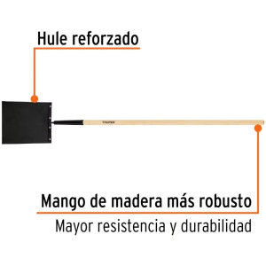 Pala Bate Fuego 60" 152cm HuleReforzado, Truper 17890