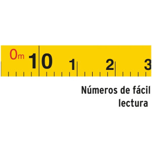 Wincha Fibra de Vidrio, Tipo Cruceta 100 Metros, Mango Ergonomico, TFC-100ME 12645 Truper