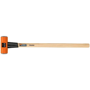 Combas 12lb Octagonales Mango36" Cara Maquinada con protector termoplastico, MD-12M 16513 Truper
