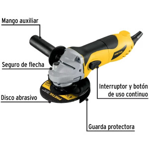 Amoladora Esmeril Angular 4 1/2" 700W, Pretul 22360