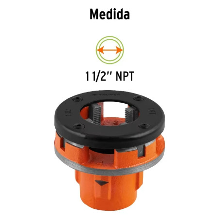 Dado para Tarraja 1 1/2" Cuerda 11 1/2NPT Compatible con TA851, D-850-1-1/2 13082 Truper