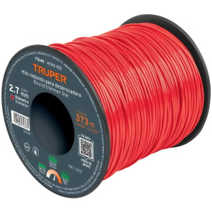 Hilo Redondo para desbrozadora 2.7mm x373M Carrete, HTR5-105 17649 Truper