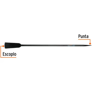 Barreta Agricola 1" x 140cm, Escoplo 102mm, Truper 19987