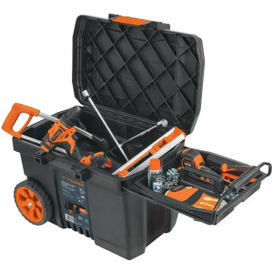 Cajas para Herramientas 23" x17" 57L CRuedas Mtelescopico Truper 10902